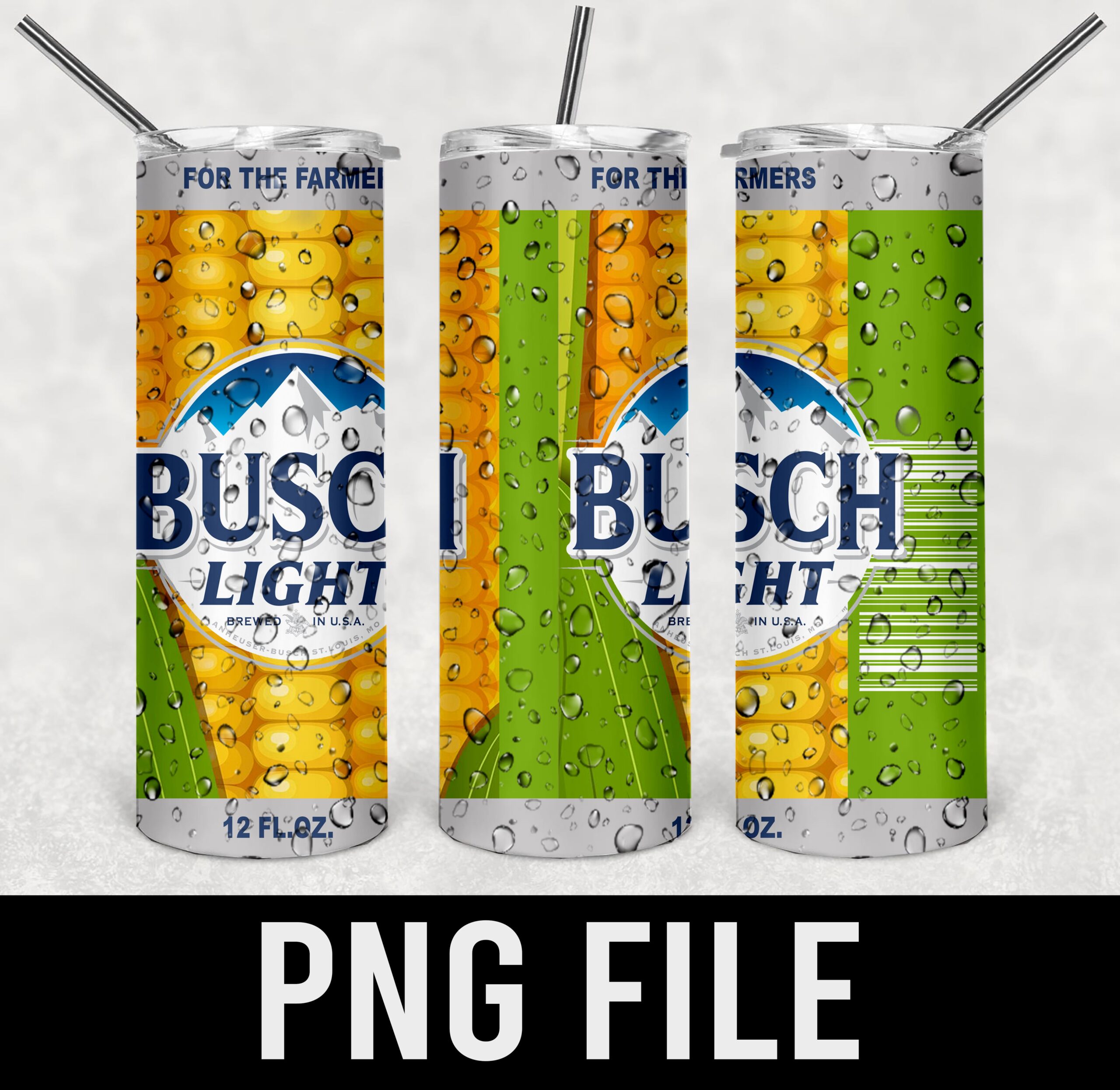 Busch light for the farmer-corn-PNG DIGITAL DOWNLOAD for