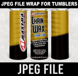 maxima chain wax chain lube label-jpeg DIGITAL DOWNLOAD for sublimation or screens