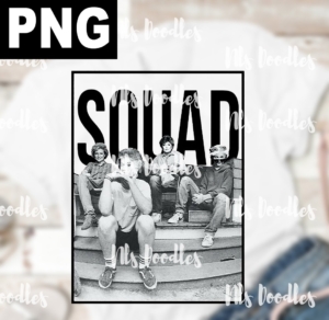 SQUAD golden girls-PNG DIGITAL DOWNLOAD for sublimation or screens