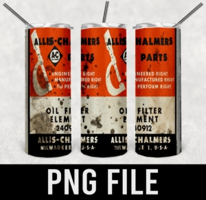 allis chalmers oil filter-PNG DIGITAL DOWNLOAD for sublimation or screens png