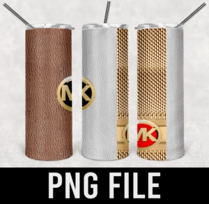 mk leather and gold-PNG DIGITAL DOWNLOAD for sublimation or screens