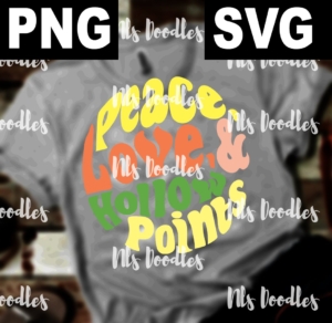 peace love & hollow points SVG-PNG DIGITAL DOWNLOAD for sublimation or screens