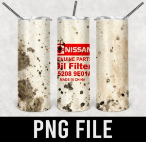 nissan genuine parts oil filter-PNG DIGITAL DOWNLOAD for sublimation or screens