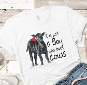 I am Just a boy who loves cows