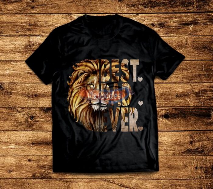 Best Papa/dad Ever Lion Design