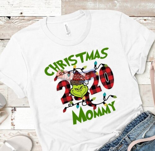 Christmas 2020 Mommy-Grinch Face-Png Digital Download For Sublimation Or Screens Design