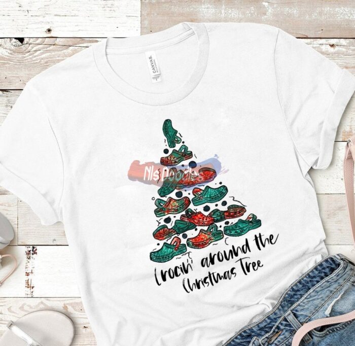 Crocin Around The Christmas Tree-Png Digital Download For Sublimation Design