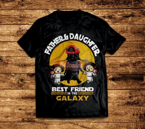 Father & Daughter Best Friends In The Galaxy Design