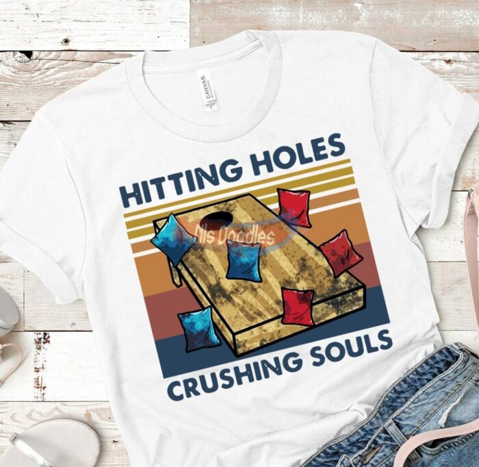 Hitting Holes Crushing Souls-Png Digital Download For Sublimation Or Screens Design