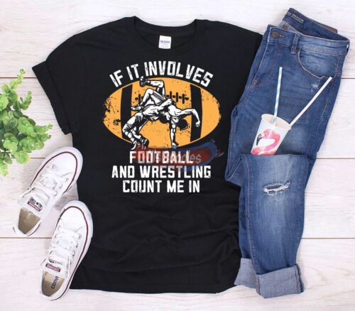 If It Involves Football And Wrestling Count Me In-Svg/png Digital Download For Sublimation Or