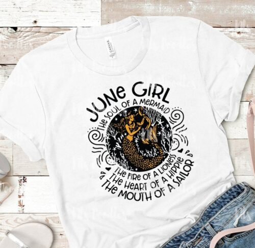 June Girl-The Soul Of A Mermaid-Png Digital Download For Sublimation Or Screens Design