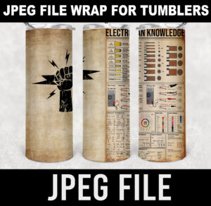 electrician knowledge-deistressed  handbolt-jpeg- DIGITAL DOWNLOAD for sublimation