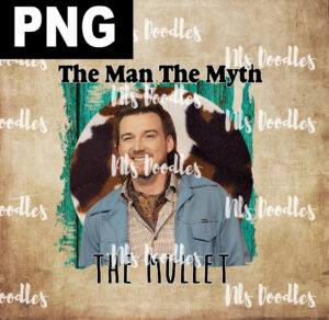 morgan wallen-the man the myth the mullet-leopard-PNG DIGITAL DOWNLOAD for sublimation