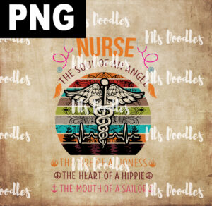 Nurse The Soul Of An Angel-PNG DIGITAL DOWNLOAD for sublimation or screens
