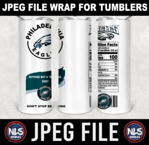 philadelphia  eagles - white claw inspired-20oz tumbler-jpeg- DIGITAL DOWNLOAD for sublimation and waterslide