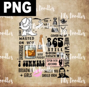 morgan wallen 2023 items album bullhead -PNG DIGITAL DOWNLOAD for sublimation or screens