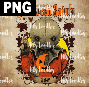 Halloween saints PNG File DIGITAL DOWNLOAD for sublimation or screens