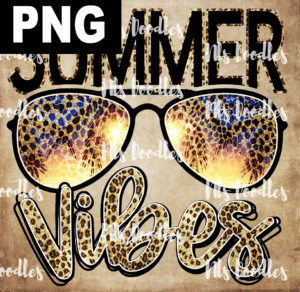 summer vibes PNG File DIGITAL DOWNLOAD for sublimation or screens
