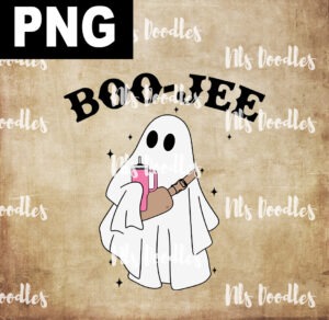 boo-jee Halloween ghost-PNG File DIGITAL DOWNLOAD for sublimation or screens
