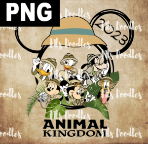 animal kingdom mickey mouse-PNG File DIGITAL DOWNLOAD for sublimation or screens