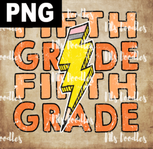 fifth grade pen-PNG File DIGITAL DOWNLOAD for sublimation or screens
