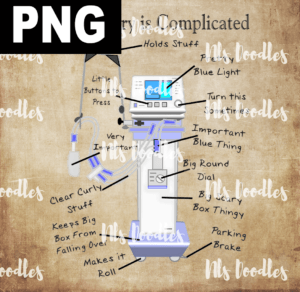 Respiratory is compilcated-PNG DIGITAL DOWNLOAD for sublimation or screens