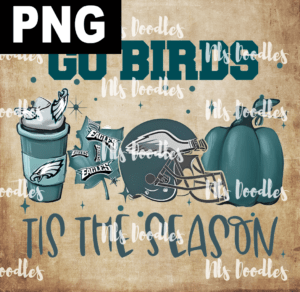go birds tis the season-PNG DIGITAL DOWNLOAD for sublimation or screens