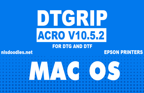 Acrorip 10.5.2 DTG and DTF Rip software-No USB Dongle-Mac os Version