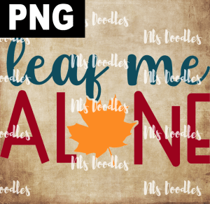 ALONE  PNG DIGITAL DOWNLOAD for sublimation or screens