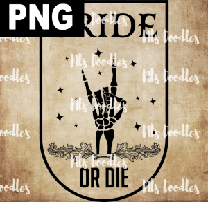 BRIDE OR DIE  PNG DIGITAL DOWNLOAD for sublimation or screens