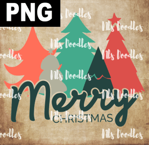 Christmas Trees  PNG DIGITAL DOWNLOAD for sublimation or screens