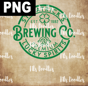 LUCKY SPIRITS  PNG DIGITAL DOWNLOAD for sublimation or screens