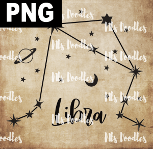 Libra  PNG DIGITAL DOWNLOAD for sublimation or screens