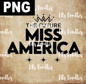 MISS AMERICA  PNG DIGITAL DOWNLOAD for sublimation or screens