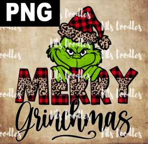 Merry Grinchmas  PNG DIGITAL DOWNLOAD for sublimation or screens