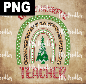 ONE THANKFUL TEACHER Tree  PNG DIGITAL DOWNLOAD for sublimation or screens