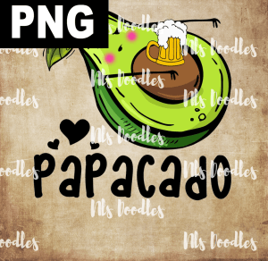 PAPACADO  PNG DIGITAL DOWNLOAD for sublimation or screens