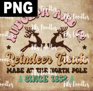 Reindeer Treats  PNG DIGITAL DOWNLOAD for sublimation or screens