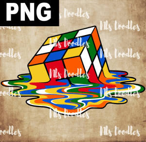 Rubik Cube  PNG DIGITAL DOWNLOAD for sublimation or screens