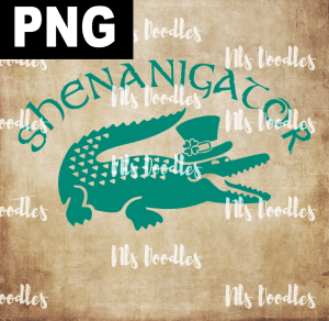 SHENANIGATOR  PNG DIGITAL DOWNLOAD for sublimation or screens