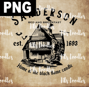 Sanderson  PNG DIGITAL DOWNLOAD for sublimation or screens