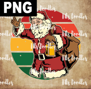 Santa Claus  PNG DIGITAL DOWNLOAD for sublimation or screens