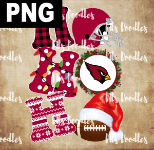arizona-cardinals-hohoho christmas-nfl team DIGITAL DOWNLOAD for sublimation or screens