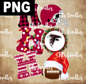 atlanta-falcons-hohoho christmas-nfl team DIGITAL DOWNLOAD for sublimation or screens