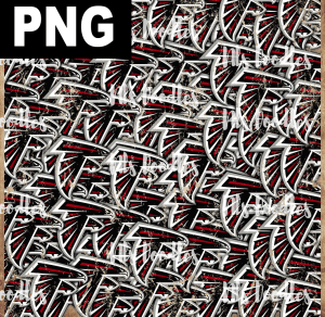 atlanta-falcons-logo - DIGITAL PATTERN DOWNLOAD for sublimation or screens