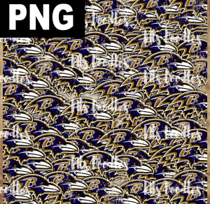 baltimore-ravens-logo - DIGITAL PATTERN DOWNLOAD for sublimation or screens