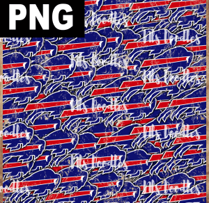 buffalo-bills-logo - DIGITAL PATTERN DOWNLOAD for sublimation or screens
