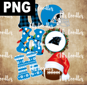 carolina-panthers-hohoho christmas-nfl team DIGITAL DOWNLOAD for sublimation or screens