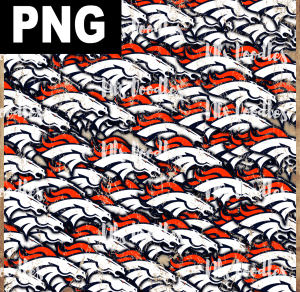 denver-broncos-logo - DIGITAL PATTERN DOWNLOAD for sublimation or screens