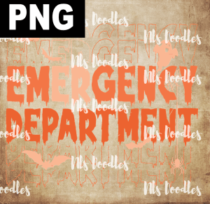 emergecy department ghosts-DIGITAL DOWNLOAD for sublimation or screens